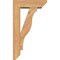 Ekena Millwork Funston Slat Smooth Bracket w/ Offset Brace, Western Red Cedar, 5 1/2"W x 16"D x 28"H BKT0604X16X28FST06SWR - alternate 4